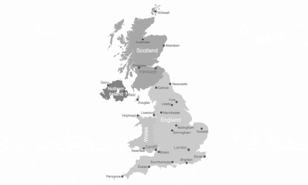 UK Data Center Map